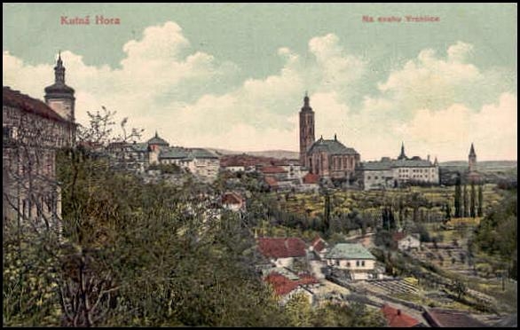 Kutná Hora 1908 kostel sv. Jakuba